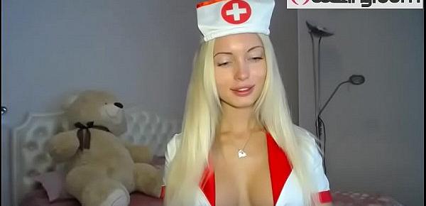  Modelting.com blonde nurse show